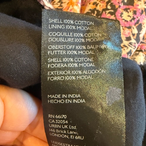 ANTHROPOLOGIE The Peregrine Midi Dress in Purple Pink Printed Smocked S Petite - Picture 10 of 11